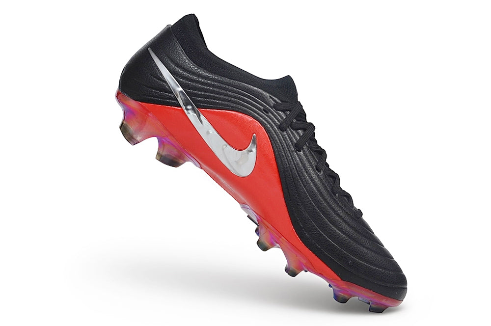 Tacos de Fútbol Nike Tiempo Maestro FG - Negro / Rojo (Césped Natural / Firm Ground)