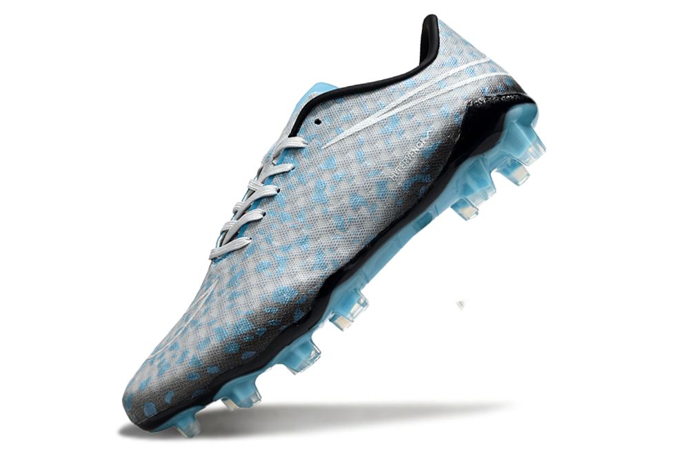 Tacos de Fútbol Nike Hypervenom Phantom FG - Celeste / Negro (Césped Natural / Firm Ground)