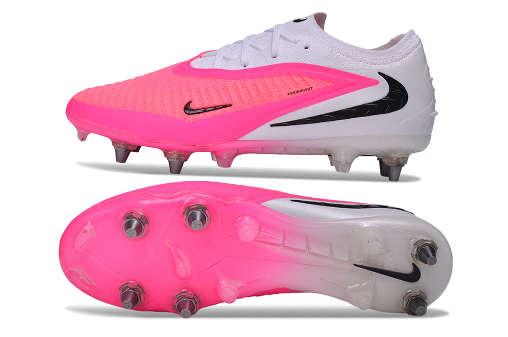 Tacos de Fútbol Nike Phantom GX 2 Elite SG - Blanco / Rosa (Césped Natural / Soft Ground)