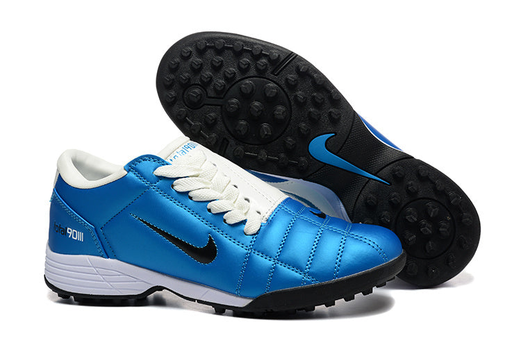 Tenis de Fútbol Nike Total 90 TF - Azul / Negro (Césped Sintético / Turf)