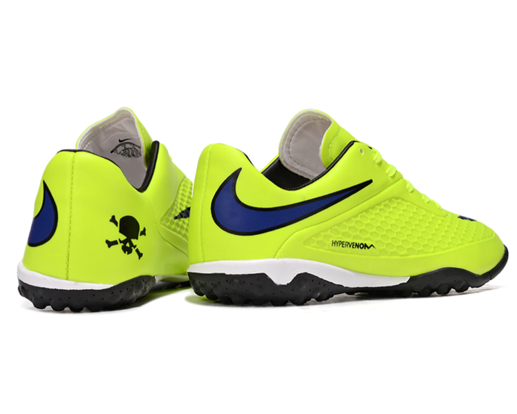 Tenis de Fútbol Nike Hypervenom Phantom TF - Amarillo / Azul (Césped Sintético / Turf)