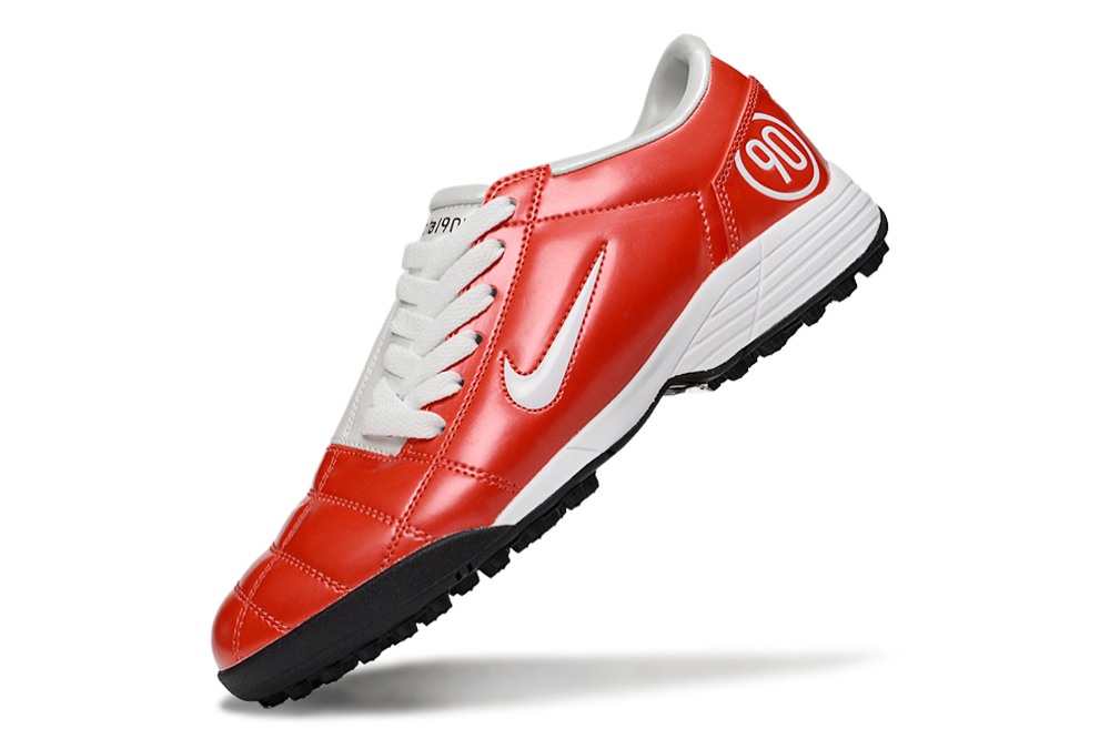 Tenis de Fútbol Nike Total 90 TF - Rojo / Blanco (Césped Sintético / Turf)