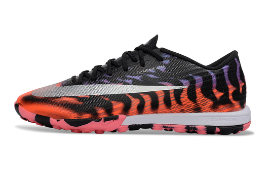 Tenis de Fútbol Nike Mercurial Vapor Academy TF - Negro, Naranja, Morado y Rosado (Sintético / Turf)