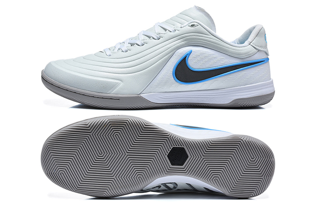 Tenis de Fútbol Nike Tiempo IC - Blanco / Negro (Césped Interior / Futsal)