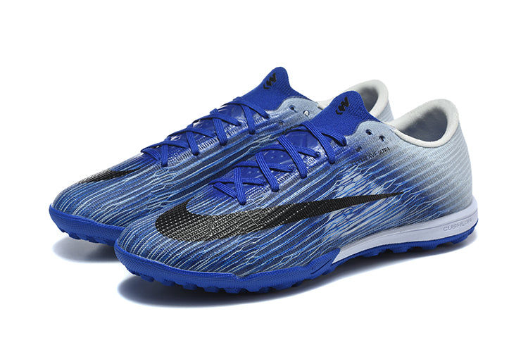 Tenis de Fútbol Nike Mercurial Vapor Academy TF - Azul, Blanco y Negro (Sintético / Turf)