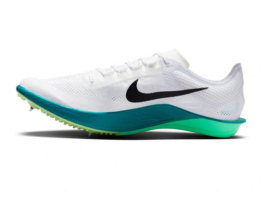 Spikes Nike ZoomX Dragonfly 2 (Blanco, Negro y Verde/Turquesa)