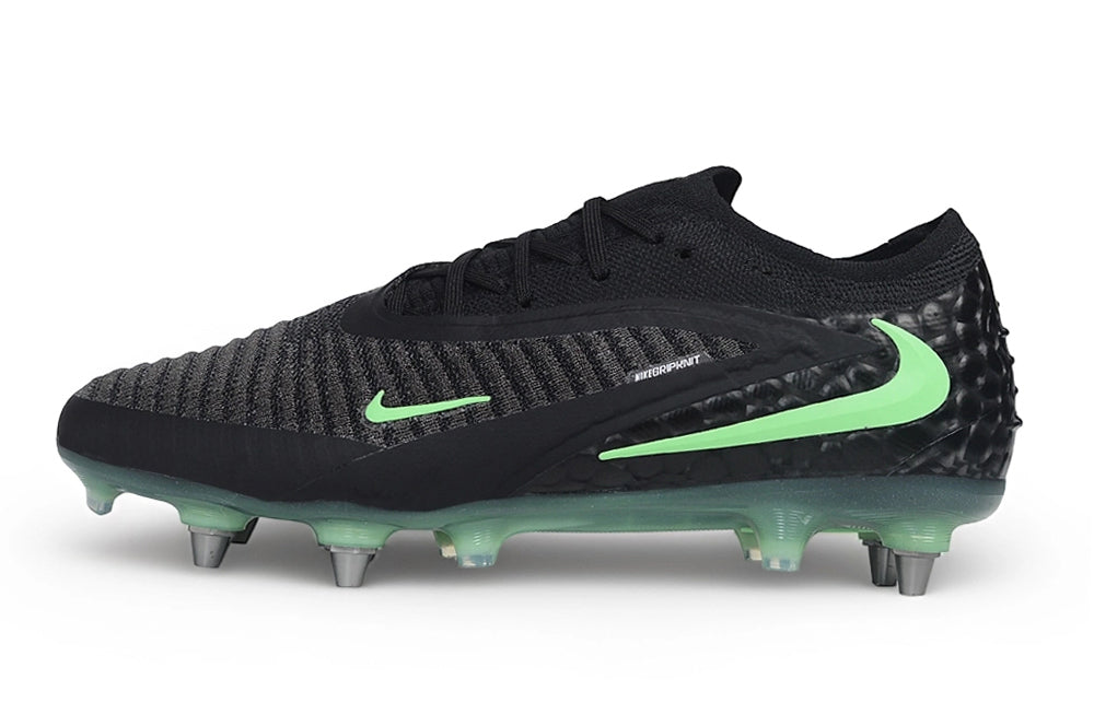 Tacos de Fútbol Nike Phantom GX 2 Elite SG - Negro / Verde (Césped Natural / Soft Ground)