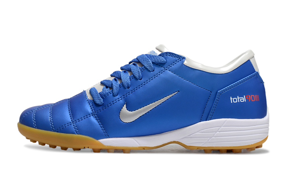 Tenis de Fútbol Nike Total 90 TF - Azul / Blanco (Césped Sintético / Turf)
