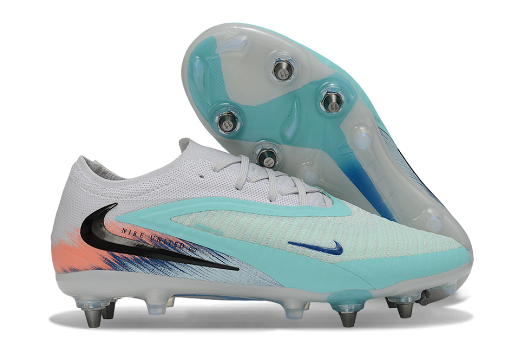 Tacos de Fútbol Nike Phantom GX 2 Elite SG - Blanco / Turquesa (Césped Natural / Soft Ground)
