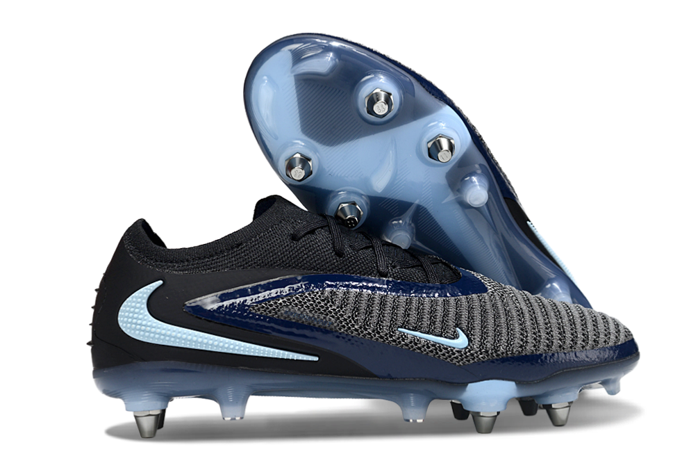 Tacos de Fútbol Nike Phantom GX 2 Elite SG - Negro / Azul (Césped Natural / Soft Ground)
