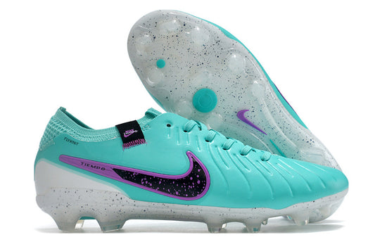 Tacos de Fútbol Nike Tiempo Legend 9 Elite FG - Verde Turquesa, Morado y Negro (Césped Natural / Firm Ground)