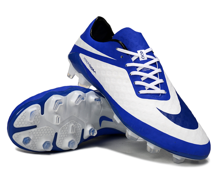 Tacos de Fútbol Nike Hypervenom Phantom FG - Azul / Blanco (Césped Natural / Firm Ground)