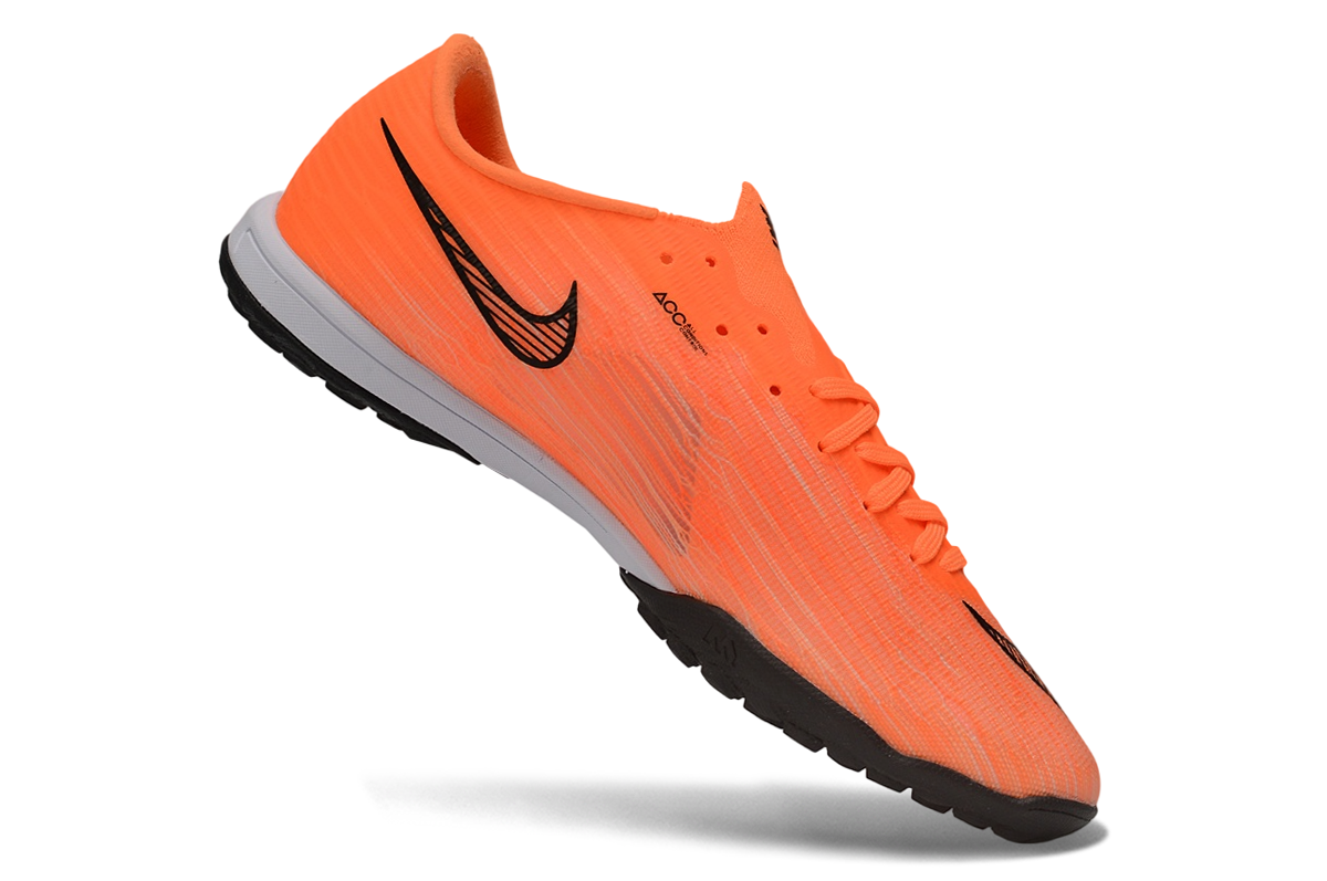 Tenis de Fútbol Nike Mercurial Vapor Academy TF - Naranja y Negro (Sintético / Turf)