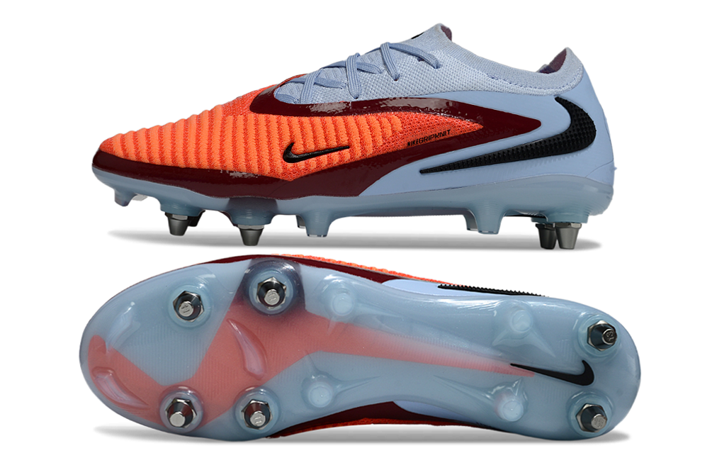 Tacos de Fútbol Nike Phantom GX 2 Elite SG - Celeste / Naranja (Césped Natural / Soft Ground)