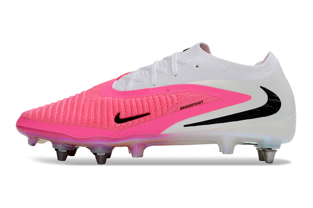 Tacos de Fútbol Nike Phantom GX 2 Elite SG - Blanco / Rosa (Césped Natural / Soft Ground)