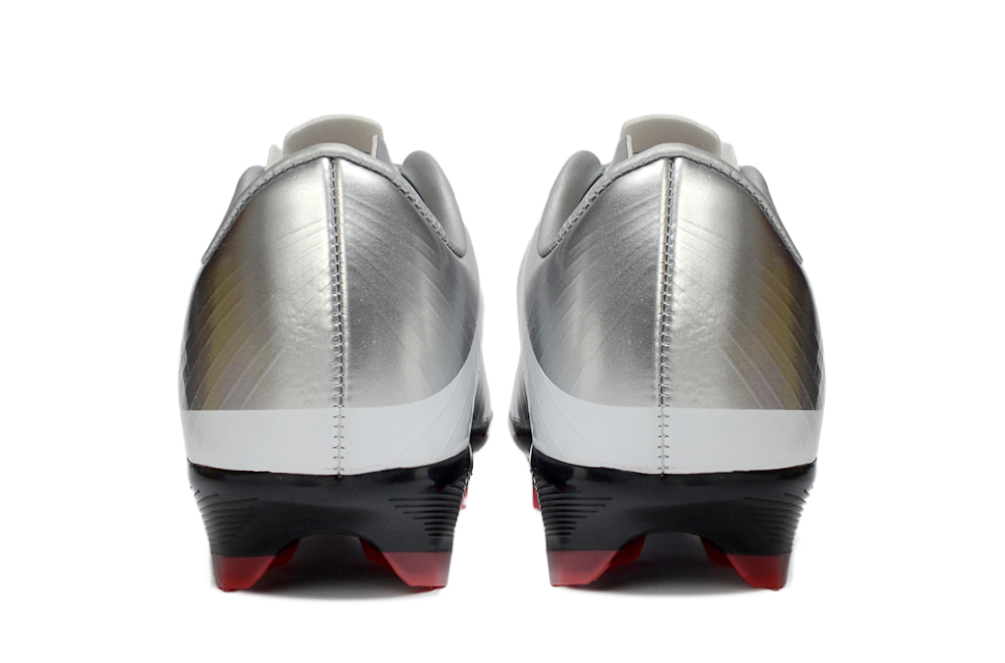 Tacos de Fútbol Nike Mercurial FG - Plata / Rojo (Césped Natural / Firm Ground)
