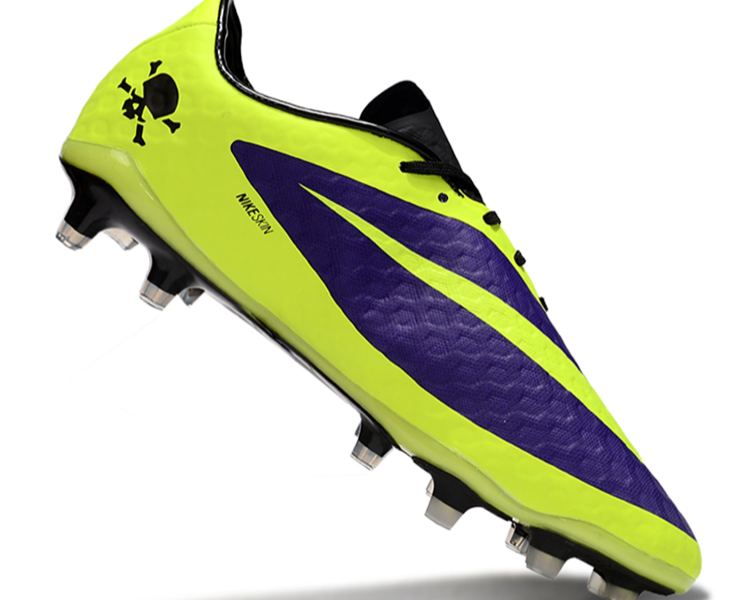 Tacos de Fútbol Nike Hypervenom Phantom FG - Amarillo / Morado (Césped Natural / Firm Ground)