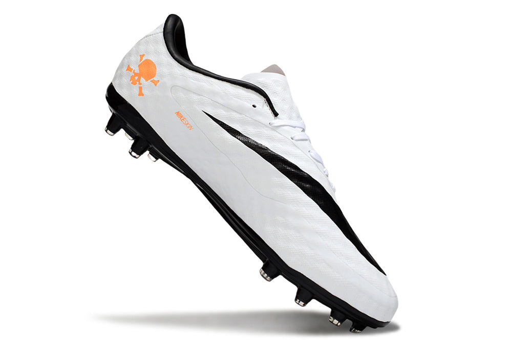 Tacos de Fútbol Nike Hypervenom Phantom FG - Blanco / Naranja (Césped Natural / Firm Ground)