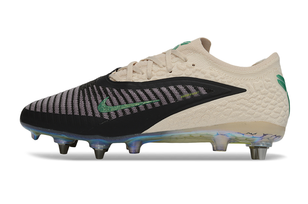 Tacos de Fútbol Nike Phantom GX 2 Elite SG - Beige / Negro (Césped Natural / Soft Ground)