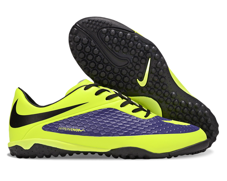 Tenis de Fútbol Nike Hypervenom Phantom TF - Amarillo / Morado (Césped Sintético / Turf)