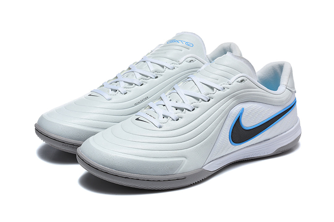 Tenis de Fútbol Nike Tiempo IC - Blanco / Negro (Césped Interior / Futsal)