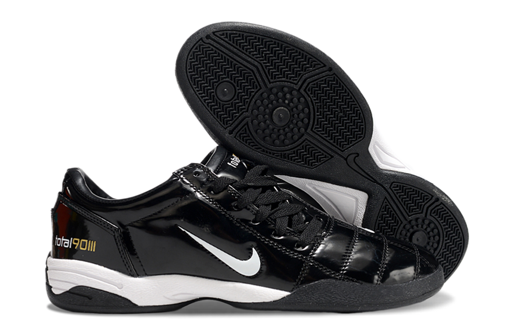 Tenis de Fútbol Nike Total 90 IC - Negro / Blanco (Césped Interior / Futsal)
