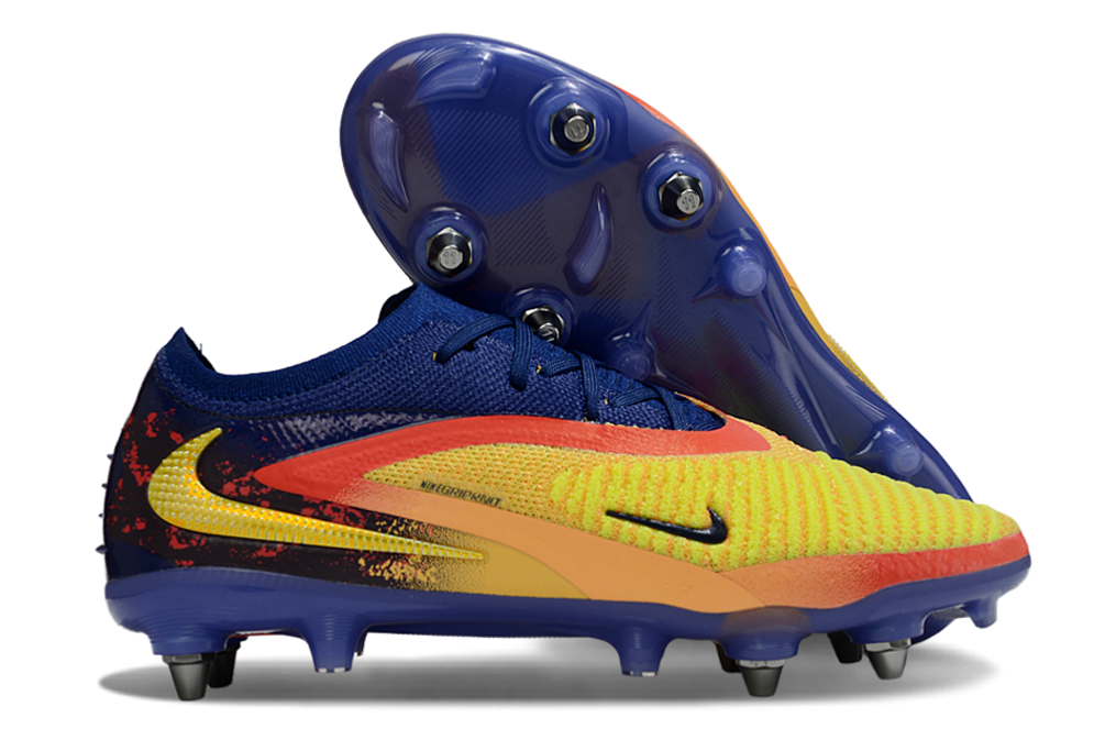 Tacos de Fútbol Nike Phantom GX 2 Elite SG - Azul / Amarillo (Césped Natural / Soft Ground)