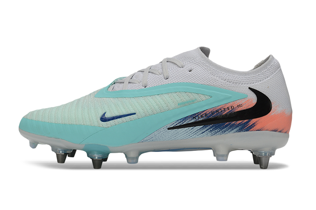 Tacos de Fútbol Nike Phantom GX 2 Elite SG - Blanco / Turquesa (Césped Natural / Soft Ground)