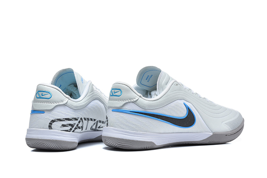 Tenis de Fútbol Nike Tiempo IC - Blanco / Negro (Césped Interior / Futsal)
