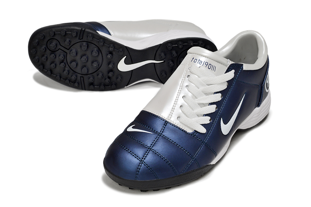 Tenis de Fútbol Nike Total 90 TF - Azul / Blanco (Césped Sintético / Turf)