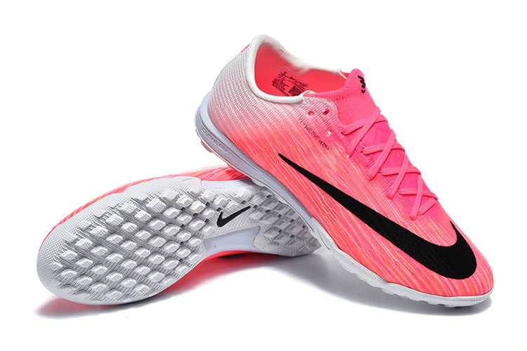 Tenis de Fútbol Nike Mercurial Vapor Academy TF - Rosado, Blanco y Negro (Sintético / Turf)