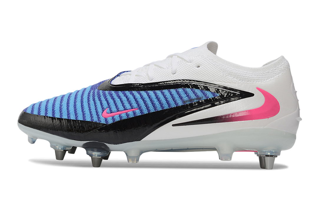 Tacos de Fútbol Nike Phantom GX 2 Elite SG - Blanco / Azul (Césped Natural / Soft Ground)