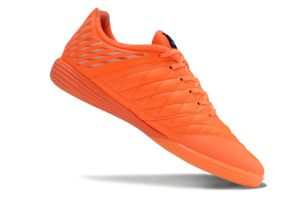 Tenis de Fútbol Nike Lunar Gato II - Naranja con Swoosh Naranja y Suela Naranja (Césped Interior / Futsal)