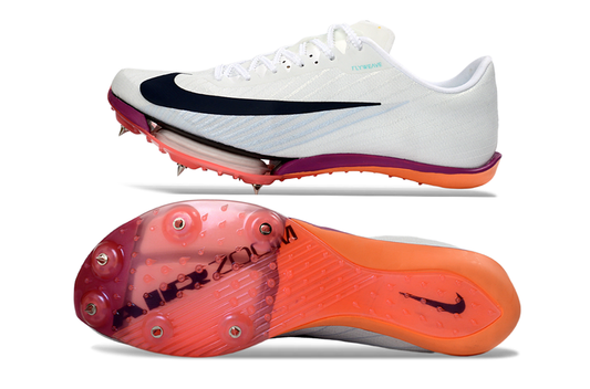 Spikes Nike Air Zoom MaxFly 2 (Blanco, Fucsia y Naranja)