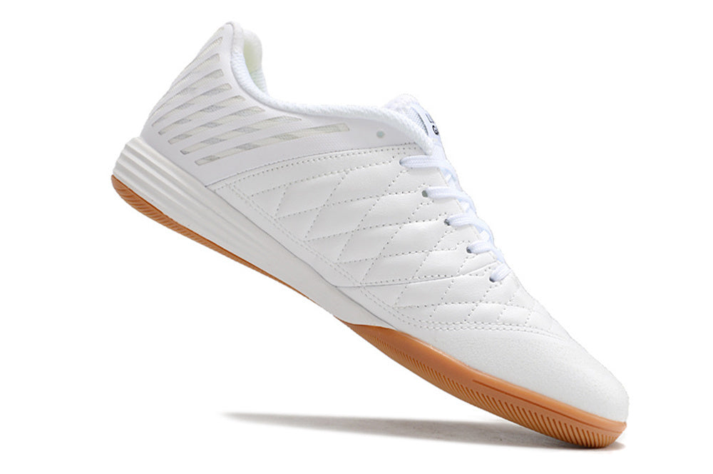 Tenis de Fútbol Nike Lunar Gato II - Blanco, Swoosh Negro y Suela de Goma (Césped Interior / Futsal)