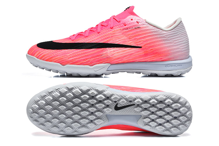 Tenis de Fútbol Nike Mercurial Vapor Academy TF - Rosado, Blanco y Negro (Sintético / Turf)