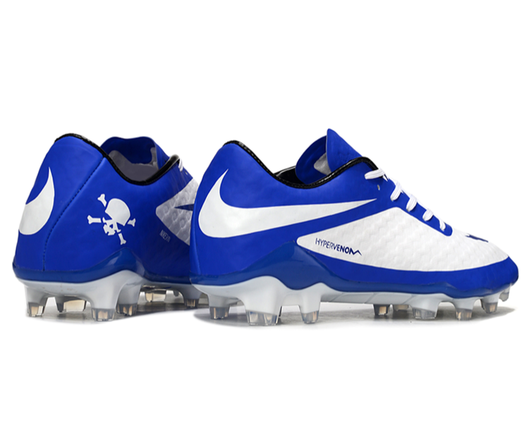 Tacos de Fútbol Nike Hypervenom Phantom FG - Azul / Blanco (Césped Natural / Firm Ground)