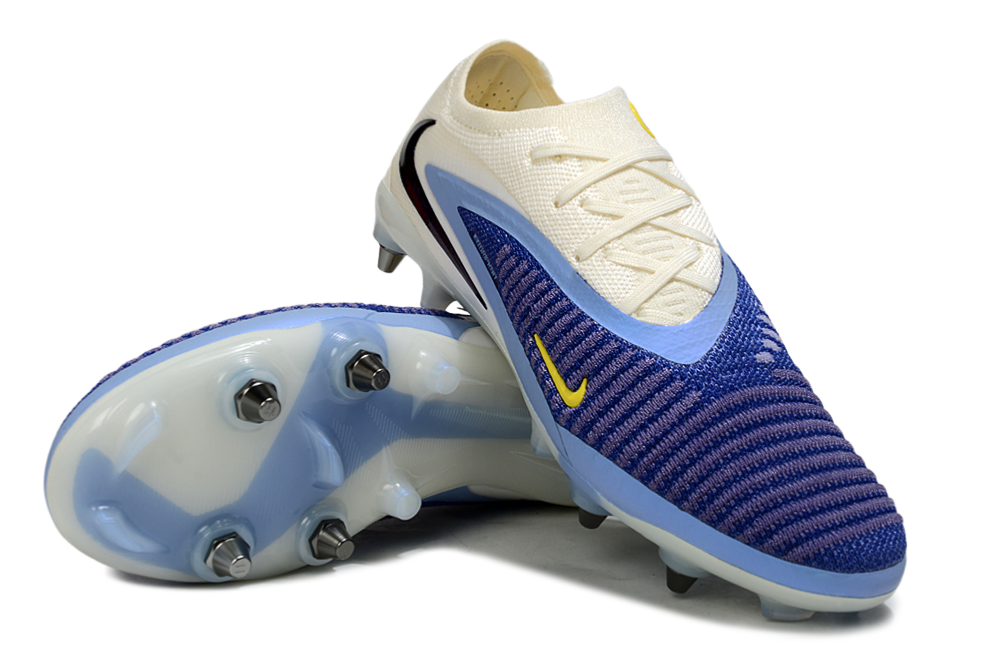 Tacos de Fútbol Nike Phantom GX 2 Elite SG - Beige / Azul (Césped Natural / Soft Ground)