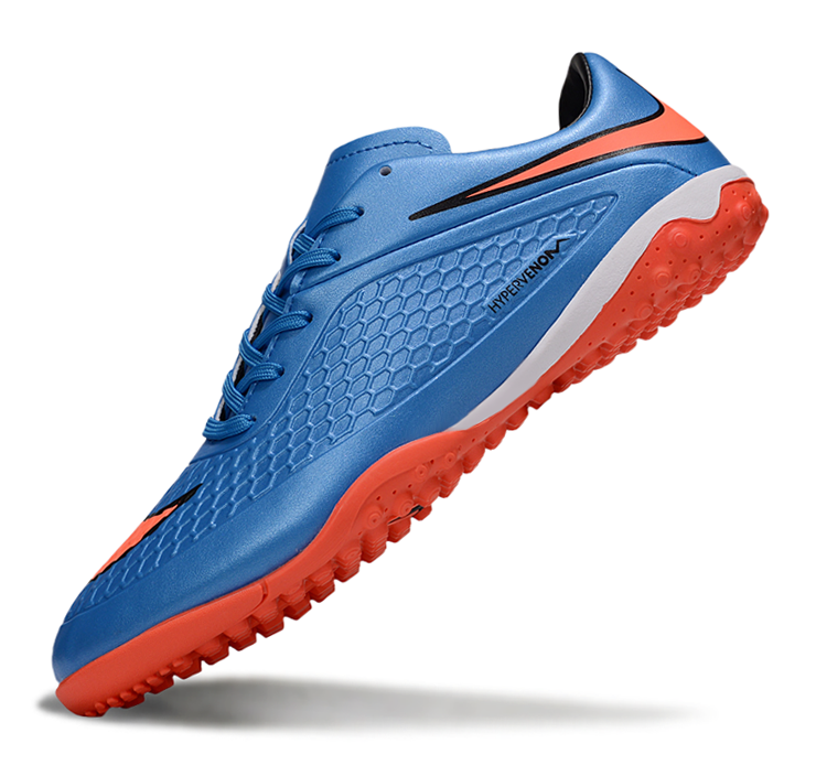 Tenis de Fútbol Nike Hypervenom Phantom TF - Azul / Naranja (Césped Sintético / Turf)