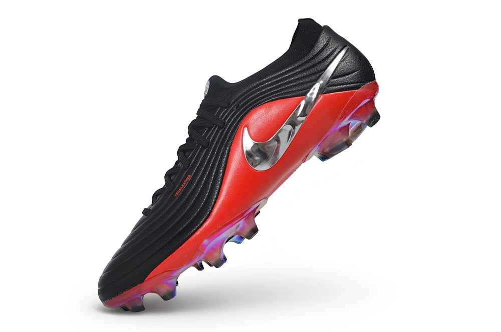 Tacos de Fútbol Nike Tiempo Maestro FG - Negro / Rojo (Césped Natural / Firm Ground)