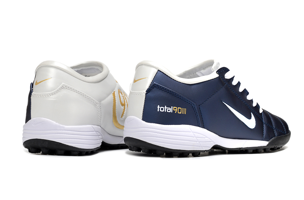 Tenis de Fútbol Nike Total 90 TF - Azul / Blanco (Césped Sintético / Turf)