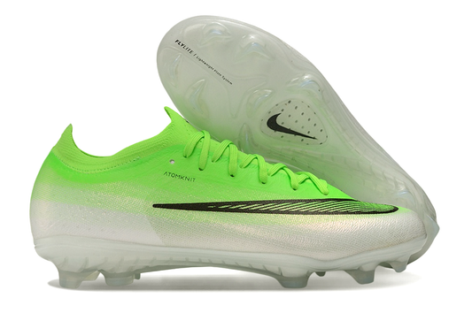 Tacos de Fútbol Nike Mercurial Vapor 17 Elite FG - Verde Limón y Blanco (Césped Natural)