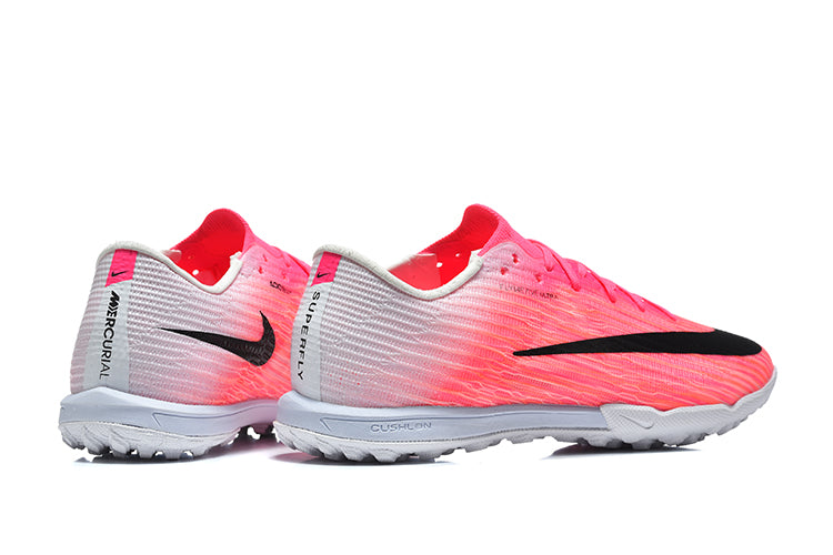 Tenis de Fútbol Nike Mercurial Vapor Academy TF - Rosado, Blanco y Negro (Sintético / Turf)