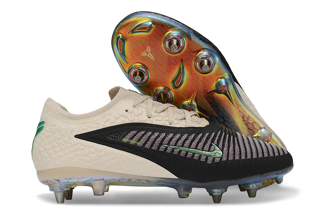 Tacos de Fútbol Nike Phantom GX 2 Elite SG - Beige / Negro (Césped Natural / Soft Ground)
