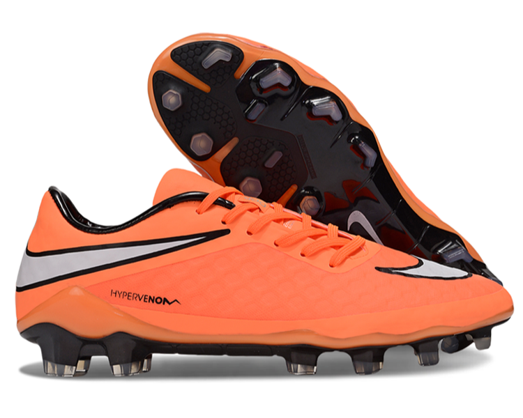 Tacos de Fútbol Nike Hypervenom Phantom FG - Naranja / Negro (Césped Natural / Firm Ground)