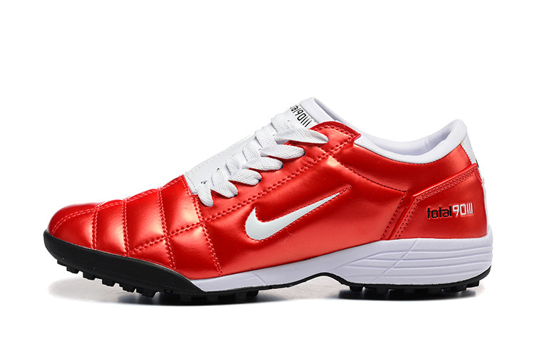 Tenis de Fútbol Nike Total 90 TF - Rojo / Blanco (Césped Sintético / Turf)