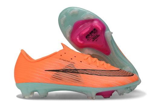 Tacos de Fútbol Nike Mercurial Vapor 17 Elite FG - Naranja, Turquesa y Rosado (Césped Natural)