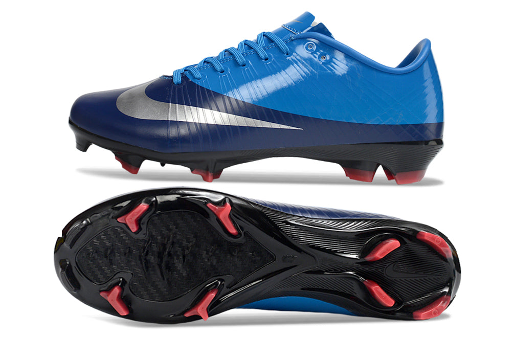 Tacos de Fútbol Nike Mercurial FG - Azul / Blanco (Césped Natural / Firm Ground)