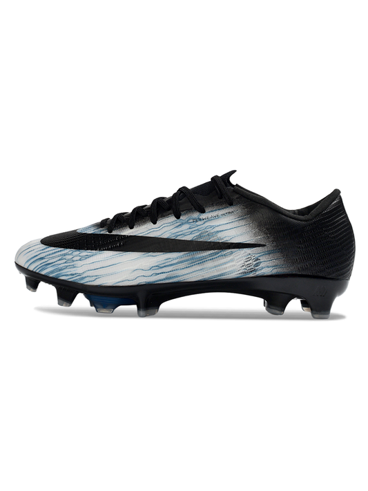 Tacos de Fútbol Nike Mercurial Vapor 17 Elite FG - Negro, Blanco y Azul (Césped Natural)