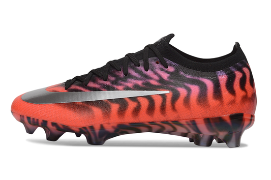 Tacos de Fútbol Nike Mercurial Vapor 17 Elite FG - Negro, Naranja y Plateado (Césped Natural)